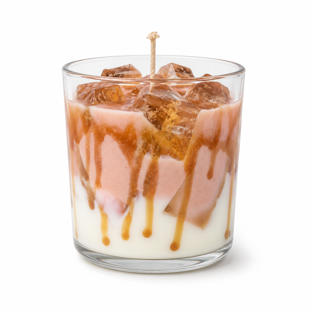 Caramel Iced Coffee Candle (wooden lid included)